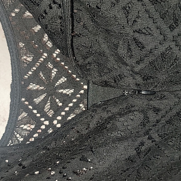 Monteau black mini dress medium new with tags nwt - Picture 5 of 6